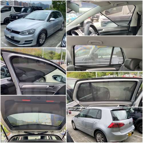 VW Golf 全車磁石濾光窗網太陽擋