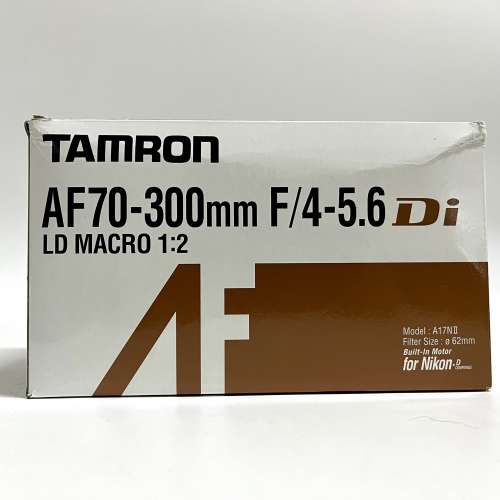 Tamron AF 70-300mm f/4-5.6 Di LD Macro for Nikon (A17N II)