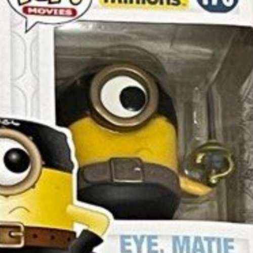 全新壞蛋掌門人大眼仔迷你兵團海盜funko pop 170 公仔模型 New minions eye matie ...
