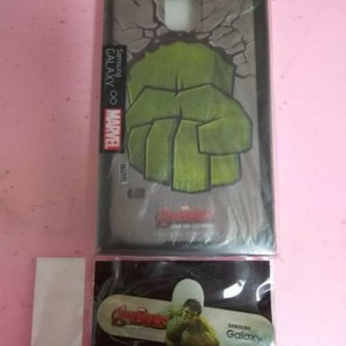 全新 Galaxy S5 Marvel Avengers 復仇者聯盟 限量版保護殼一套三款 連 電話架