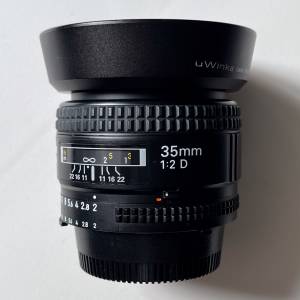 Nikon AF Nikkor 35mm F2D F Mount (Made in Japan / 日本製)