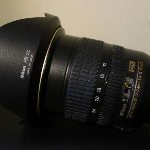 Nikon AF12-24mm f4 G IF-ED lens