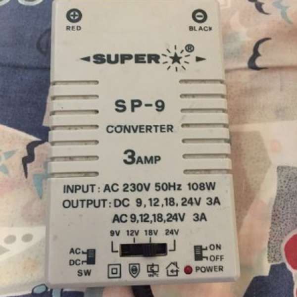 SUPER SP-9 AC->DC Transformer USED 火牛 變壓器