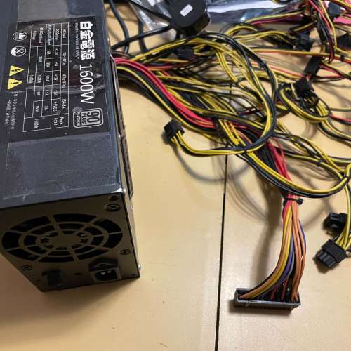 BAIJIN 白金 電源 6卡 1600W 火牛 電源供應器 不是 80 PLUS 金牌 1200W 1250W 1500...