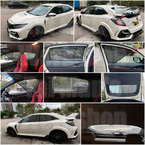 Honda FK2 FK8 FL5 Civic Type-R全車磁石濾光窗網
