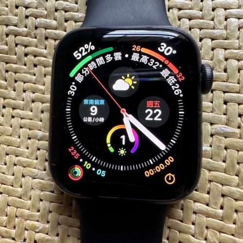 Apple Watch 4 44mm GPS 太空灰 不連錶帶