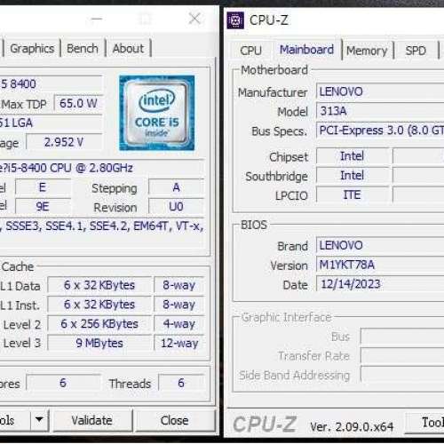 Lenovo M420 intel i5 8400 8GB Ram 512GB Nvme SSD WiFi 正版 Win10 Pro