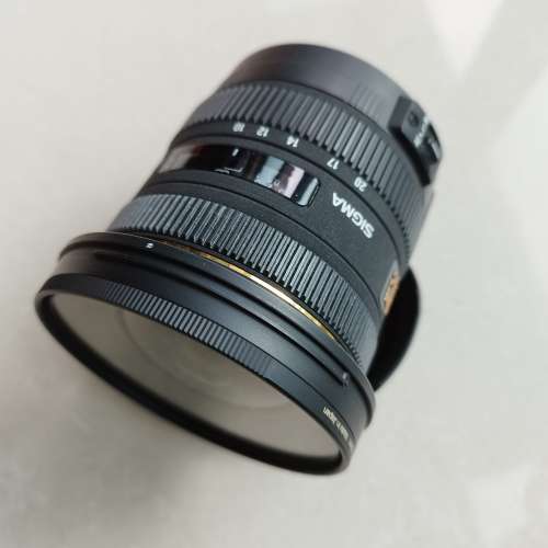 Sigma 10 20 f3.5 EX 連 protector + cpl (canon EF mount)
