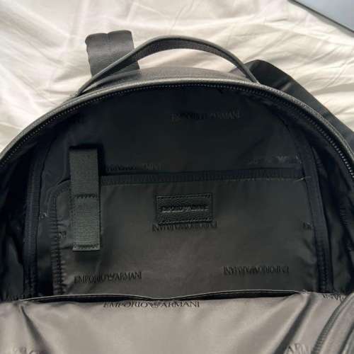 Emporio Armani leather backpack 真皮背囊