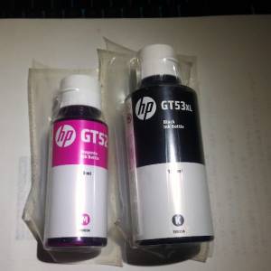HP GT52 ,GT53XL 紅黑原廠墨水HK$100巨威鐳射打印機黑色碳粉15元3樽