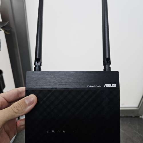 90％new Asus RT-N12+B1 300mb wifi路由器