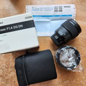 Sigma 85mm F1.4 DG DN for Sony, NOT Sony 85mm 1.4 GM