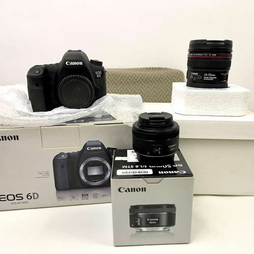 Canon 6D / 24-70mm F4 L IS USM/ 50mm F1.8 STM
