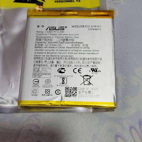 ASUS Zenfone3   全新手機電池一片 c11p1511