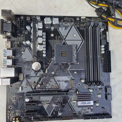 B450M華碩  正常使用，更新bios支持了5代處理器