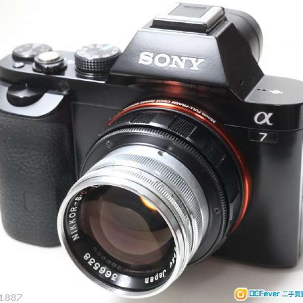 Nippon Kogaku Nikon Nikkor-S.C 5cm f/1.4 (改Ａ７)少有靚散景日本鏡    最近對焦...