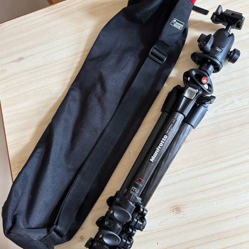 Manfroto 190CXPRO4三腳架 + 498RC2雲台 + MBAG70N袋