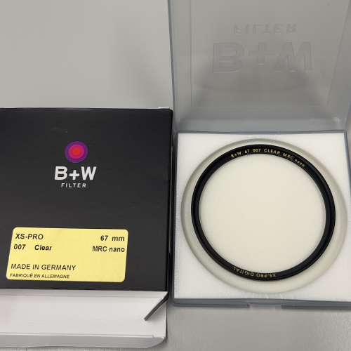 B+W XS-Pro 007M Clear filter 67mm