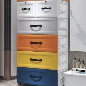 Household storage cabinet multi -function drawer -type room locker