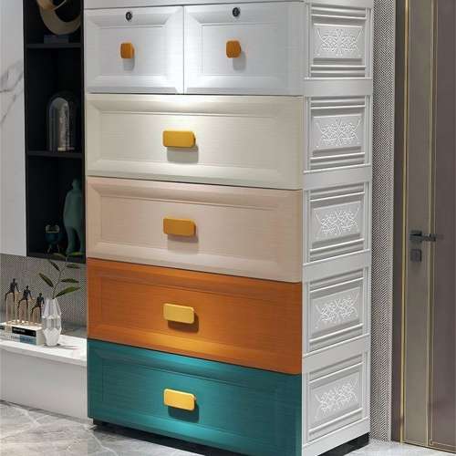 Household storage cabinet multi -function drawer -type room locker