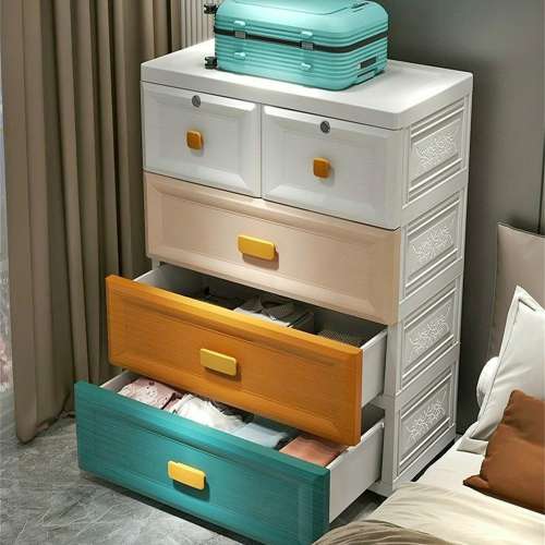 Household storage cabinet multi -function drawer -type room locker