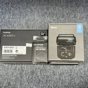 黑色 Fujifilm X100V + Nissin i60A