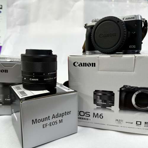 Canon EOS M6 + Canon EFM 28mm f/3.5 Macro IS STM + MK320閃光燈