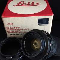 Leica R 50mm F2 Summicron 1st version Gold Coating
