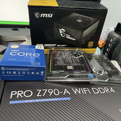 i7 13700K 64GB Ram RTX3060 機箱RGB 主機 有單有盒