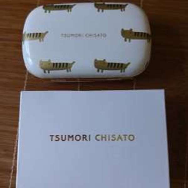 全新 TSUMORI CHISATO 白色貓貓盒型手挽袋