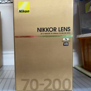 Nikon 70-200mm f/2.8 小黑6 + TC-17EII