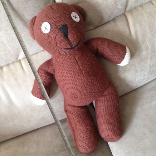 👶 Teddy Mr. Bean Home Decor Figure Toy Bear USED 玩具 👶