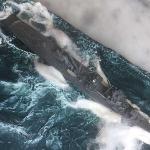 $50 - [電影 《怒海戰艦》戰爭場景]  美軍 驅逐艦 戰艦 - USA Battleship 攻擊 德...