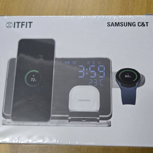 全新 Itfit 3-in-1 Multifunction Wireless Charger (with 30W Travel Adaptor) $100