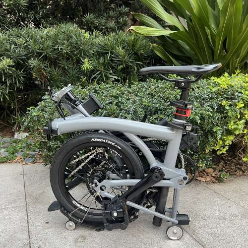 最新版本 MINT BOB 3  14吋 3速鉻鉬鋼車架 小布式折叠車 送前後蛙燈叮叮