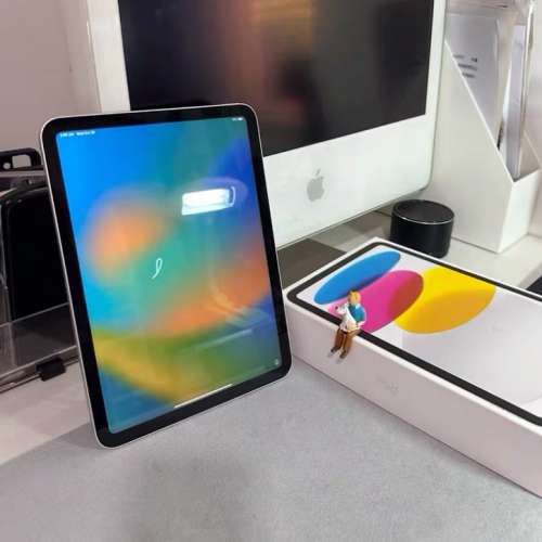 Apple iPAD 10代256GB Wi-Fi + 流動網絡 ，大Monitor，輕巧博身！