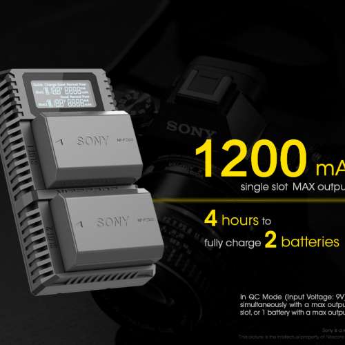 「全城最平$250 順豐櫃包郵」Nitecore USN4 Pro Sony NP-FZ100 雙位電池充電座