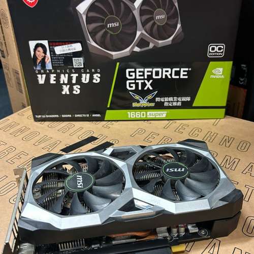 有盒有單GeForce GTX 1660 SUPER™ VENTUS XS OC (已過保)