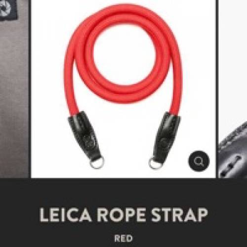 Cooph 相機繩 126cm LEICA ROPE STRAP red