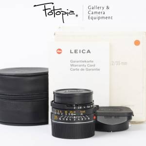 || Leica Summicron-M 35mm F2 - Black / v4 / 7 Elements / Germany, BOXED ||