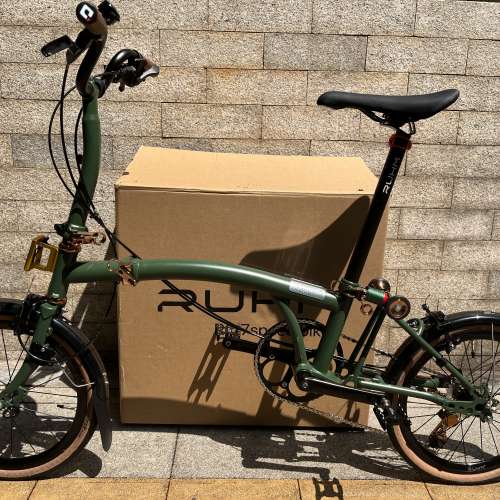 新款 R布 Ruhm RC 7speed C剎 M把 鉻鉬鋼 折叠車