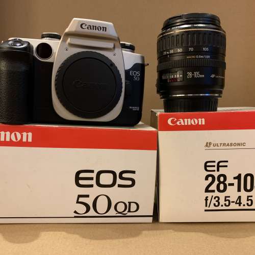 Canon EOS 50QD 菲林相機連 EF 28-105mmf/3.5-4.5 USM