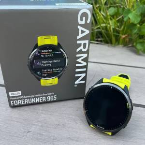 Garmin Forerunner 965 [AMOLED] 雙頻 GPS dual band running sport watch