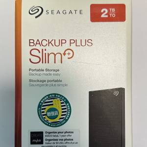 行貨 Seagate Backup Plus Slim 2TB