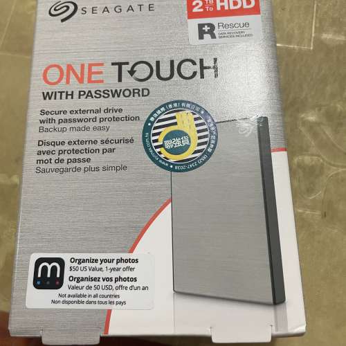 2TB 外置Hard Disk 全新