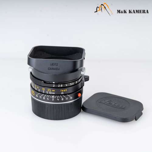 新淨德製七妹Leica Summicron-M 35mm F/2.0 Ver.4 7 Elements Black with 12524 11...