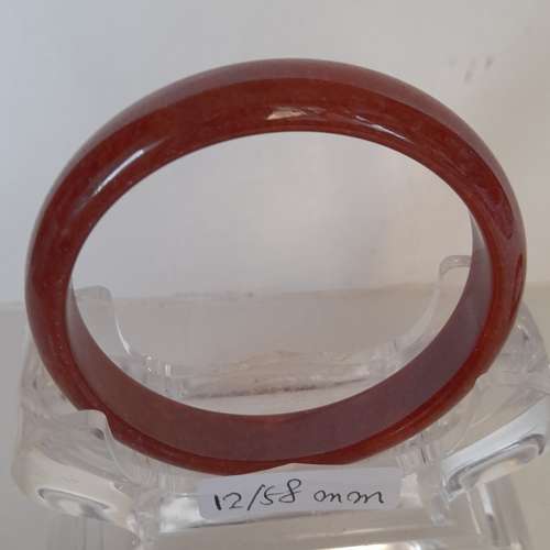 紅翡手鐲，圓滑好水頭。單隻680元兩隻1000元.no.28.3.24