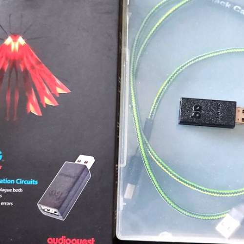 Black Cat Silverstar USB cable連AQ USB Jitter Bug