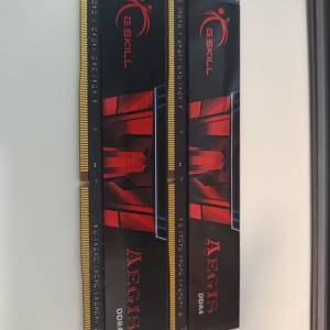 G.Skill Aegis Gaming Series 8GB (1 x 8GB) DDR4 3000MHz C16 F4-3000C16S-8GISB