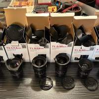 電影鏡全套Samyang Cine Lens set 六支鏡Six Lens / EF Canon mount